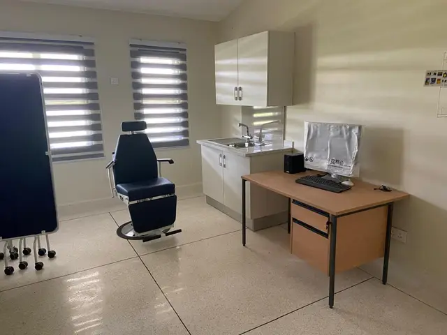 A consulting-room workstation, ready for the hospital system.